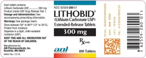 Lithobid 300mg Extended-release tablet