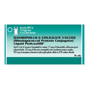 PedvaxHIB 7.5mcg/0.5mL Injection