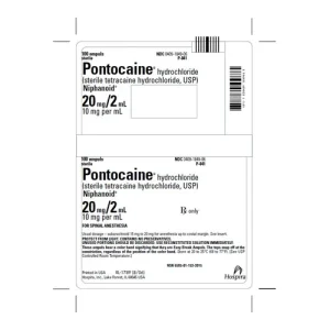 Pontocaine 1% Injection