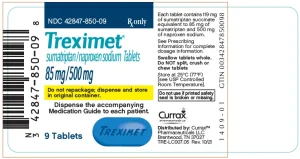 Treximet 85mg/500mg Tablet