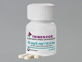 Tribenzor 40mg/5mg/12.5mg Tablet