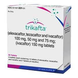 Trikafta 100mg/50mg/75mg + 150mg Tablet
