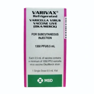 Varivax 1350 PFU/0.5mL Injection, powder, lyophilized, for suspension